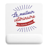 Tapis de souris ergonomique avec repose-poignet, accessoire bureau pour femme et homme, fête des pères, cadeau pas cher, idée cadeau fête des mères, secret santa, départ à la retraite, télétravail et gaming