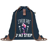 sac a dos bleu coton recycle avec pochette idee cadeau originale pour collegue ami prof ou membre de la famille cadeau mixte noel anniversaire secret santa ou depart au travail sac leger pratique et ecologique design breton moderne