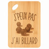 Planche bambou gravée personnalisée femme homme idée cadeau Fête des Mères Fête des Pères apéro papa maman prénom cuisine plateau fromage