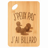 Planche bambou gravée personnalisée femme homme idée cadeau Fête des Mères Fête des Pères apéro papa maman prénom cuisine plateau fromage