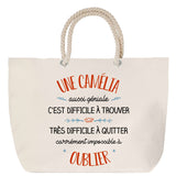Sac Fête des Mères Mamie Famille Idée Cadeau anniversaire Noël Travail Boulot Métier Départ Retraite Collègue Femme cabas shopping plage