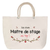 Sac Fête des Mères Mamie Famille Idée Cadeau anniversaire Noël Travail Boulot Métier Départ Retraite Collègue Femme cabas shopping plage