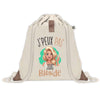 Sac à dos avec pochette J'peux pas Blonde