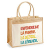 Sac Fête des Mères Mamie MAman Soeur Femme Famille Idée Cadeau anniversaire Noël Travail Boulot Métier Départ Retraite Collègue Femme cabas shopping plage