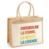 Sac Fête des Mères Mamie MAman Soeur Femme Famille Idée Cadeau anniversaire Noël Travail Boulot Métier Départ Retraite Collègue Femme cabas shopping plage