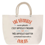 Sac Fête des Mères Mamie Famille Idée Cadeau anniversaire Noël Travail Boulot Métier Départ Retraite Collègue Femme cabas shopping plage