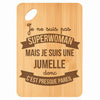Planche bambou gravée personnalisée femme idée cadeau Fête des Mères apéro 30×20 prénom cuisine plateau fromage anniversaire noel maman mamie