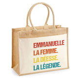 Sac Fête des Mères Mamie MAman Soeur Femme Famille Idée Cadeau anniversaire Noël Travail Boulot Métier Départ Retraite Collègue Femme cabas shopping plage