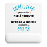 Tapis de souris ergonomique avec repose-poignet, accessoire bureau pour femme et homme, fête des pères, cadeau pas cher, idée cadeau fête des mères, secret santa, départ à la retraite, télétravail et gaming