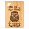 Planche bambou gravée personnalisée femme idée cadeau Fête des Mères apéro 30×20 prénom cuisine plateau fromage anniversaire noel maman mamie