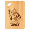 Planche bambou gravée personnalisée femme idée cadeau Fête des Mères apéro 30×20 prénom cuisine plateau fromage anniversaire noel maman mamie