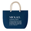 Sac de plage Bleu anse corde Mickael Définition Homme