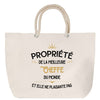 Sac Fête des Mères Mamie Famille Idée Cadeau anniversaire Noël Travail Boulot Métier Départ Retraite Collègue Femme cabas shopping plage