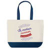 Sac de shopping bleu Cuisinier Meilleur du Monde