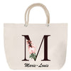 Sac Fête des Mères Mamie Famille Idée Cadeau anniversaire Noël Travail Boulot Métier Départ Retraite Collègue Femme cabas shopping plage