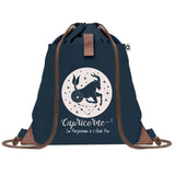 sac a dos bleu coton recycle avec pochette idee cadeau originale pour collegue ami prof ou membre de la famille cadeau mixte noel anniversaire secret santa ou depart au travail sac leger pratique et ecologique design breton moderne