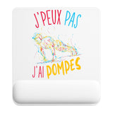Tapis de souris ergonomique avec repose-poignet, accessoire bureau pour femme et homme, fête des pères, cadeau pas cher, idée cadeau fête des mères, secret santa, départ à la retraite, télétravail et gaming