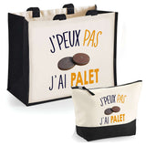 Cabas homme ou femme sac plage ou shopping tote bag pochette trousse Idée cadeau original pour anniversaire Noël travail départ retraite collègue famille fete des mères fetes des pères papa maman mamie papi