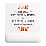 Tapis de souris ergonomique avec repose-poignet, accessoire bureau pour femme et homme, fête des pères, cadeau pas cher, idée cadeau fête des mères, secret santa, départ à la retraite, télétravail et gaming