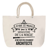 Sac Fête des Mères Mamie Famille Idée Cadeau anniversaire Noël Travail Boulot Métier Départ Retraite Collègue Femme cabas shopping plage