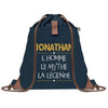 sac a dos homme bleu coton recycle avec pochette idee cadeau utile pour collegue papa ou ami cadeau homme noel anniversaire secret santa ou depart a la retraite sac durable pratique et robuste design sobre et elegant