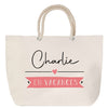 Sac Fête des Mères Mamie Famille Idée Cadeau anniversaire Noël Travail Boulot Métier Départ Retraite Collègue Femme cabas shopping plage