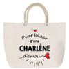 Sac Fête des Mères Mamie Famille Idée Cadeau anniversaire Noël Travail Boulot Métier Départ Retraite Collègue Femme cabas shopping plage