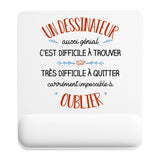 Tapis de souris ergonomique avec repose-poignet, accessoire bureau pour femme et homme, fête des pères, cadeau pas cher, idée cadeau fête des mères, secret santa, départ à la retraite, télétravail et gaming