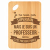 Planche bambou gravée personnalisée homme idée cadeau Fête des Pères apéro 30×20 prénom cuisine plateau fromage anniversaire noel papa papi 