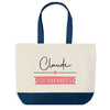 Sac de shopping bleu Claude en Vacances