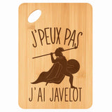 Planche bambou gravée personnalisée femme homme idée cadeau Fête des Mères Fête des Pères apéro papa maman prénom cuisine plateau fromage