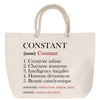 Sac Fête des Mères Mamie Famille Idée Cadeau anniversaire Noël Travail Boulot Métier Départ Retraite Collègue Femme cabas shopping plage