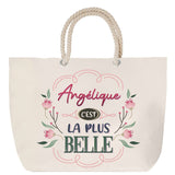 Sac Fête des Mères Mamie Famille Idée Cadeau anniversaire Noël Travail Boulot Métier Départ Retraite Collègue Femme cabas shopping plage