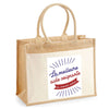 Sac Fête des Mères Mamie MAman Soeur Femme Famille Idée Cadeau anniversaire Noël Travail Boulot Métier Départ Retraite Collègue Femme cabas shopping plage