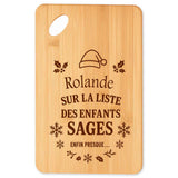 Planche à découper cadeau Noël famille amis papa maman mamie papi, idée cadeau apéro et cuisine, Secret Santa