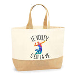 Sac Jute Fête des Mères Fêtes des Pères Mamie Papi Famille Idée Cadeau anniversaire Noël Travail Boulot Métier Départ Retraite Collègue Femme Homme