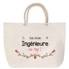 Sac Fête des Mères Mamie Famille Idée Cadeau anniversaire Noël Travail Boulot Métier Départ Retraite Collègue Femme cabas shopping plage