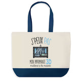 Sac de shopping bleu J'peux pas Imprimante 3D