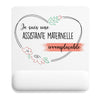 Tapis de souris assistante maternelle irremplaçable