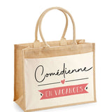 Sac Fête des Mères Mamie MAman Soeur Femme Famille Idée Cadeau anniversaire Noël Travail Boulot Métier Départ Retraite Collègue Femme cabas shopping plage