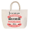 Sac Fête des Mères Mamie Famille Idée Cadeau anniversaire Noël Travail Boulot Métier Départ Retraite Collègue Femme cabas shopping plage
