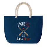 Sac de plage Bleu anse corde J'peux Pas Ball Trap