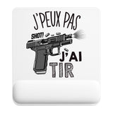 Tapis de souris ergonomique avec repose-poignet, accessoire bureau pour femme et homme, fête des pères, cadeau pas cher, idée cadeau fête des mères, secret santa, départ à la retraite, télétravail et gaming