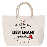 Sac Fête des Mères Mamie Famille Idée Cadeau anniversaire Noël Travail Boulot Métier Départ Retraite Collègue Femme cabas shopping plage