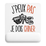 Tapis de souris ergonomique avec repose-poignet, accessoire bureau pour femme et homme, fête des pères, cadeau pas cher, idée cadeau fête des mères, secret santa, départ à la retraite, télétravail et gaming
