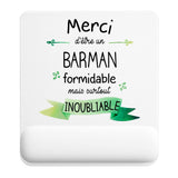 Tapis de souris ergonomique avec repose-poignet, accessoire bureau pour femme et homme, fête des pères, cadeau pas cher, idée cadeau fête des mères, secret santa, départ à la retraite, télétravail et gaming