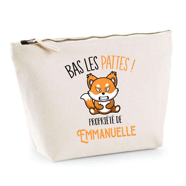 Trousse pochette de rangement maquillage Fête des Mères Mamie Famille Idée Cadeau anniversaire Noël Travail Boulot Métier Départ Retraite Collègue Femme