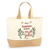 Sac Jute Fête des Mères Fêtes des Pères Mamie Papi Famille Idée Cadeau anniversaire Noël Travail Boulot Métier Départ Retraite Collègue Femme Homme
