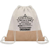 Sac Fête des Pères Papi Papa Cadeau anniversaire Noël Travail Boulot Métier Départ Retraite Collègue Homme cabas shopping plage