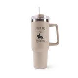 Mug isotherme Beige Horse J'peux pas